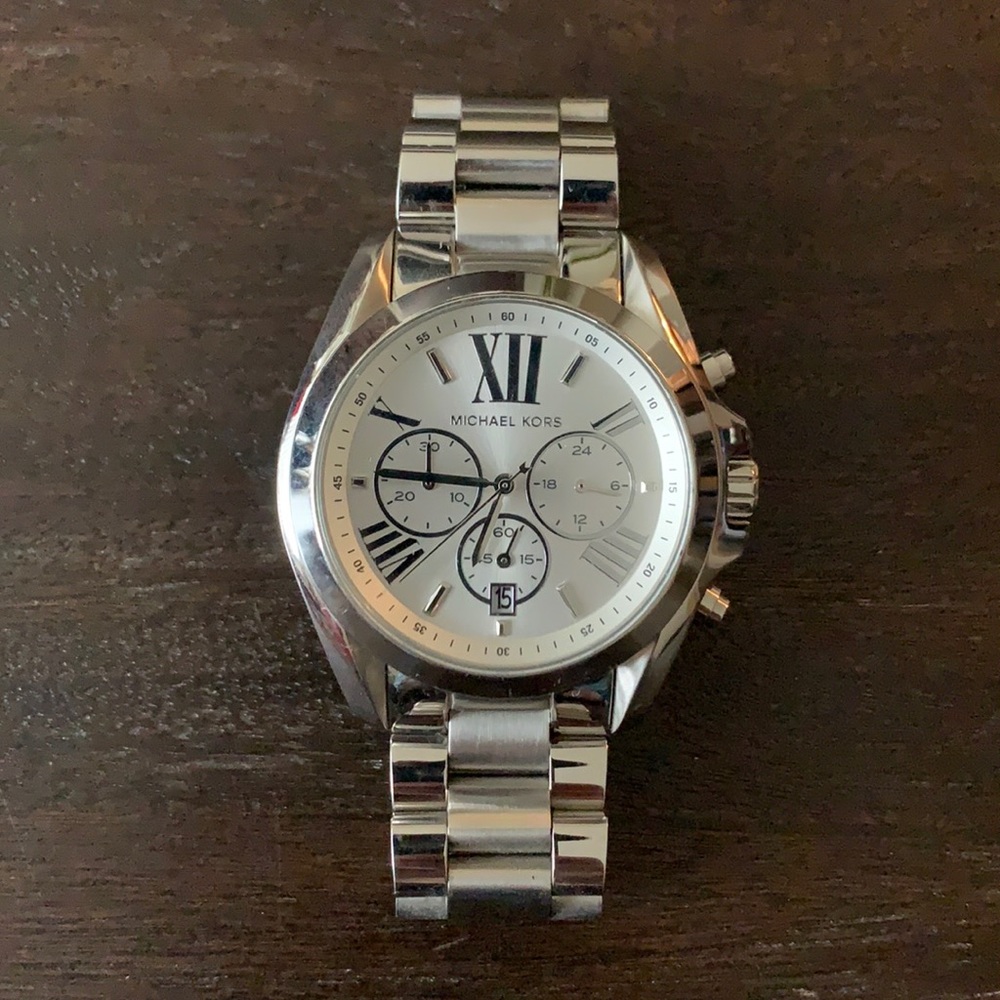 Michael Kors Bradshaw Silver-Tone Watch